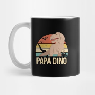 Dad Dino Gift For Papa in Fathers Day Mug